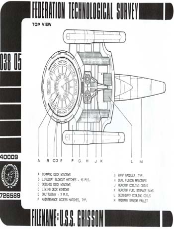 U.S.S. Grissom Top View