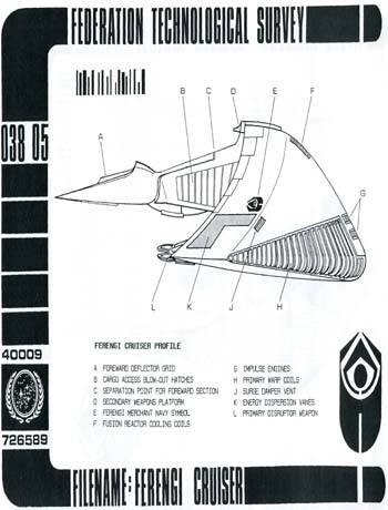 Ferengi Cruiser Profile View