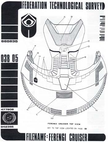 Ferengi Cruiser Top View
