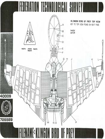 Klingon Bird of Prey Top View