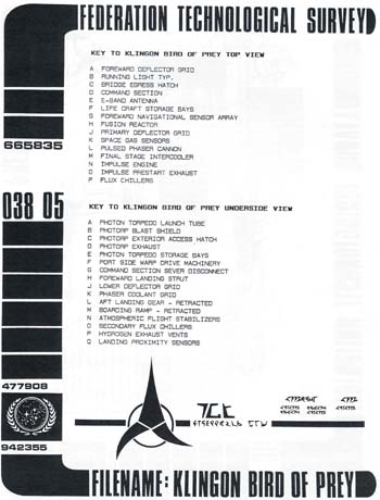 Klingon Bird of Prey View Key