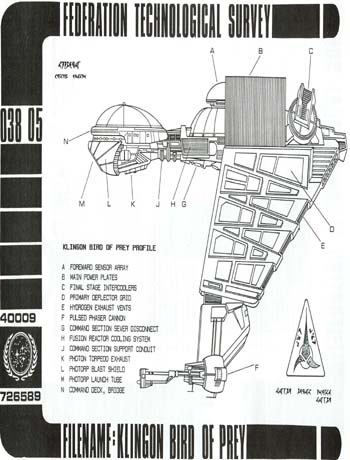 Klingon Bird of Prey Profile View