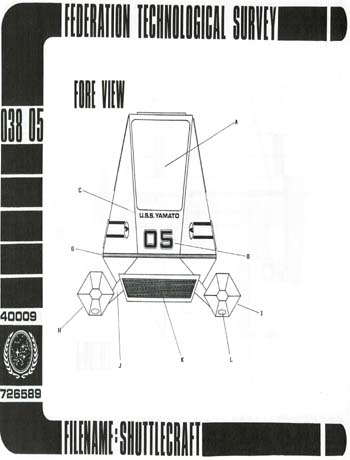 Shuttlecraft Fore View