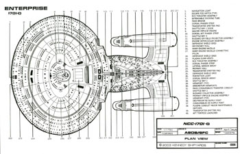 Galaxy Class Starship - U.S.S. Enterprise NCC-1701-D