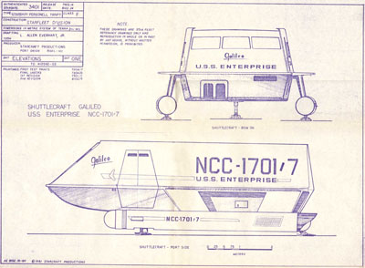 Galileo Shuttlecraft NCC-1707/7