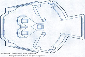 Romulan D'Deridex Class Warbird Bridge
