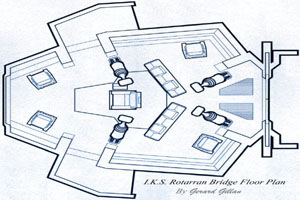 Klingon Bird of Prey - I.K.S. Rotarran Bridge