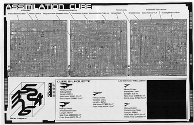 Borg Assimilation Cube Blueprints