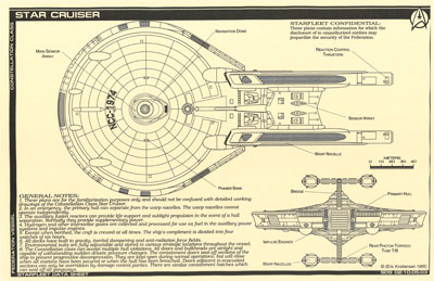 Starfleet Frigate - constellation Class - NCC-1900