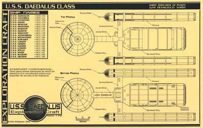 Starfleet Exploration Craft - Daedalus Class - NCC-170