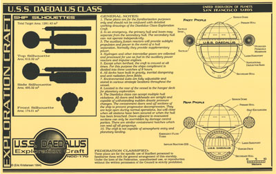 Starfleet Exploration Craft - Daedalus Class - NCC-170