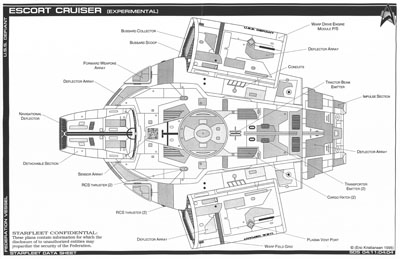Starfleet Escort Cruiser - Defiant - NX-74208