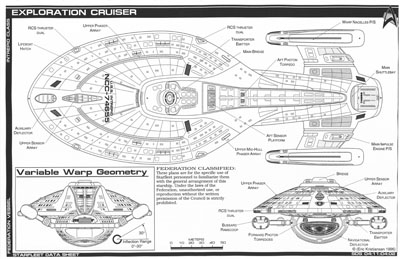 Starfleet intrepid Class Reconnaissance Cruiser
