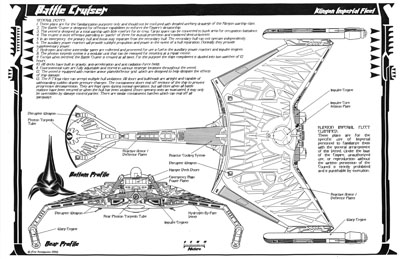 Klingon K'T'inga Class Battle Cruiser