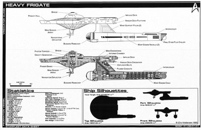 Starfleet Heavy Frigate - Vindicator Class NCC-1859