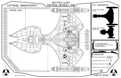Klingon Nin'Toq Class Tactical Assault Ship