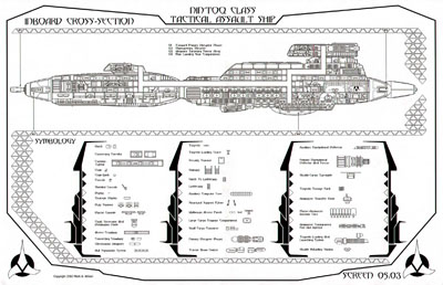 Klingon Nin'Toq Class Tactical Assault Ship