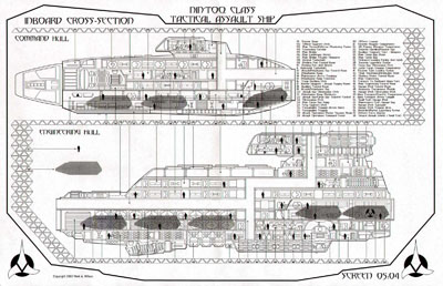 Klingon Nin'Toq Class Tactical Assault Ship