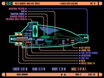 Alice - Delta Quadrant Single-Seat Shuttle