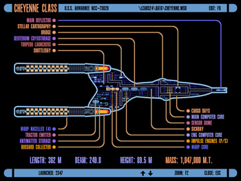 Cheyenne Class - U.S.S. Ahwahnee NCC-73620