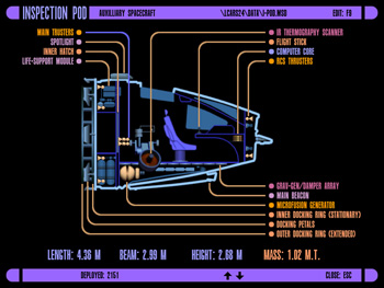 Inspection Pod - Auxilliary Spacecraft
