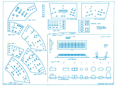 U.S.S. Enterprise Bridge Blueprints by Michael McMaster