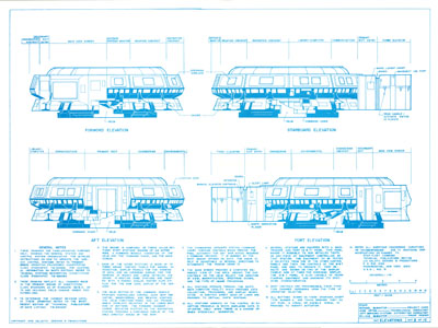 U.S.S. Enterprise Bridge Blueprints by Michael McMaster