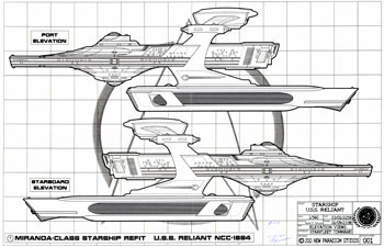 Miranda Class Starship - U.S.S. Reliant NCC-1864