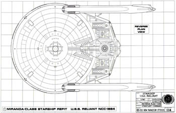 Miranda Class Starship - U.S.S. Reliant NCC-1864