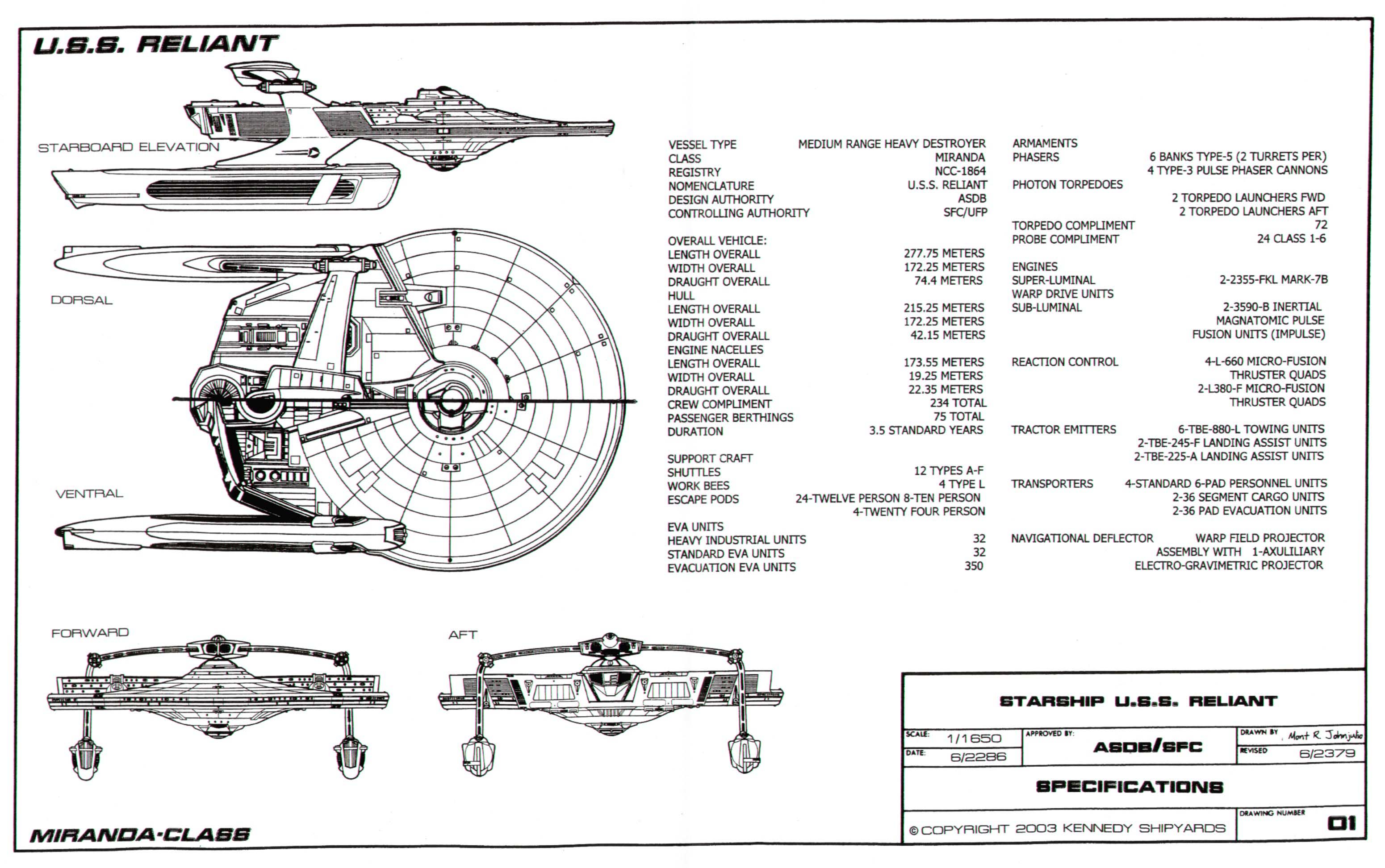 Star Trek USS Reliant