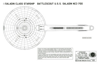 Saladin Class Starship - U.S.S. Saladin NCC-700