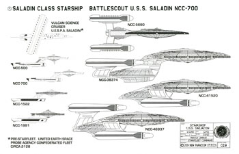 Saladin Class Starship - U.S.S. Saladin NCC-700