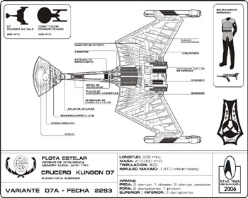 Klingon D7 Battlecruiser