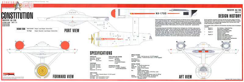 Constitution Class NX-1700 Starship Prototype
