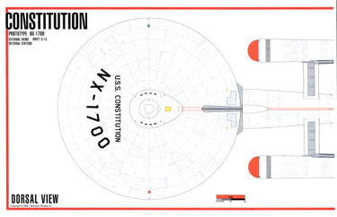 Constitution Class NX-1700 Starship Prototype