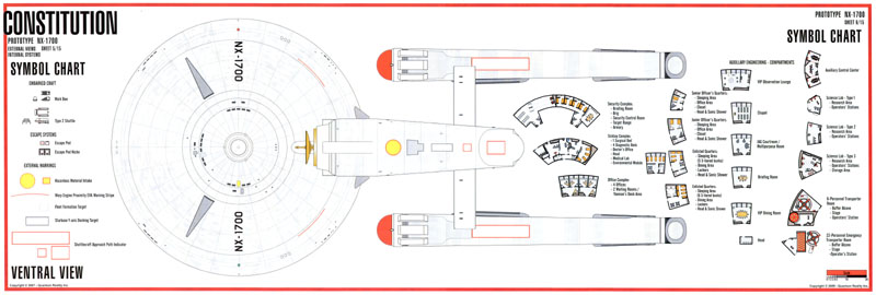 Constitution Class NX-1700 Starship Prototype