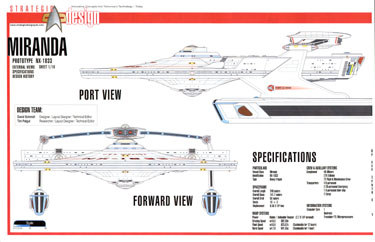 Miranda Class NX-1833 Starship Prototype