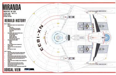 Miranda Class NX-1833 Starship Prototype