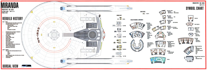 Miranda Class NX-1833 Starship Prototype