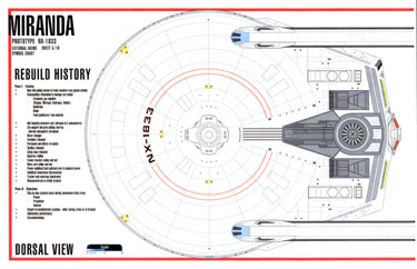 Miranda Class NX-1833 Starship Prototype