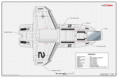 Convair S2F-U1 Corsair III Mediumn-Range Shuttle