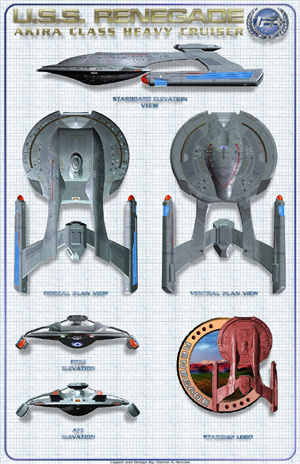 U.S.S. Renegade - Akira Class Heavy Cruiser