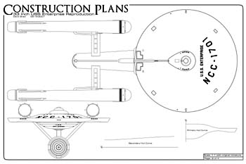 U.S.S. Enterprise Construction Plans