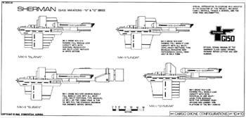 Sherman Class Cargo Drone - Configurations