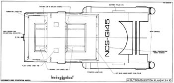 Sherman Class Cargo Drone - Outboard Bottom Plan