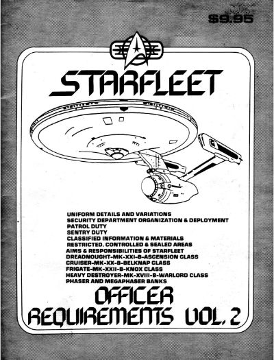 Starfleet Officer Requirements - Volume II