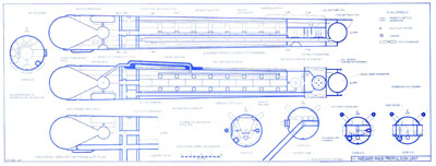 Star Trek Blueprints: General Plans: Constitution Class: U.S.S. Enterprise