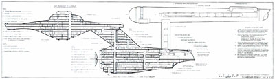 Star Trek Blueprints: General Plans: Constitution Class: U.S.S. Enterprise