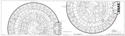Star Trek Blueprints: General Plans: Constitution Class: U.S.S. Enterprise