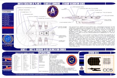 Brisbane Class Colonization Cruiser - NCC-40021